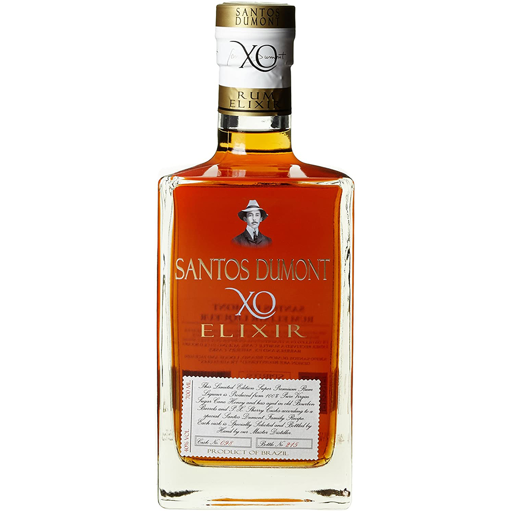 Santos Dumont Elixir Rumlikör aus Brasilien 0 7 Ltr Flasche 40 Vol