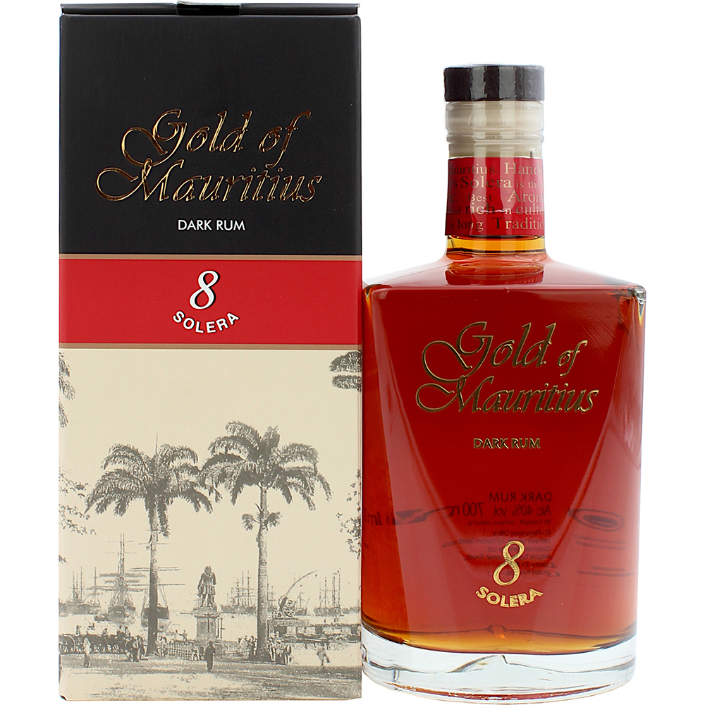 Gold Of Mauritius Dark Rum Solera 8 0 7 Ltr Flasche 40 Vol Hans