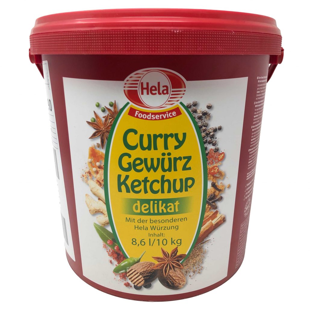 Hela Curry Gewürz Ketchup Delikat 10kg Eimer – Hans Wagner Bestellplattform