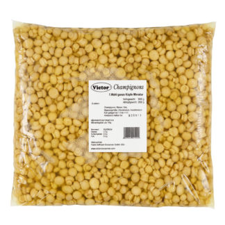 Victor Champignon-Miniköpfe 1. Wahl 5000g 2500g Abtropfgewicht je Beutel