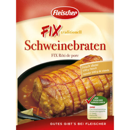 Fleischer Fix für Schweinebraten 15 Beutel/Karton