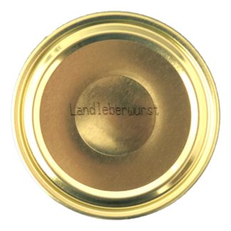 Dosendeckel 99mm 100 Stk Landleberwurst -Printung-