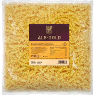 Albgold Wellenbandnudeln lose 2,5kg Beutel