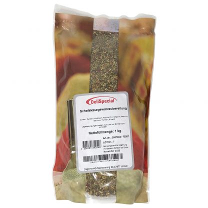 Schafskäsegewürzzubereitung  1,00 kg Beutel