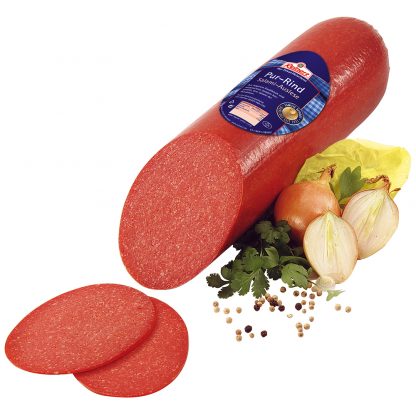 Reinert Rindersalami Pur Rind  ca. 1,7kg, mit Buchenholz geräuchert