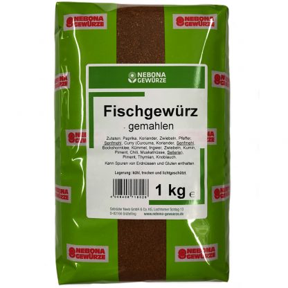 Nebona Fischgewürz gemahlen  1kg Beutel