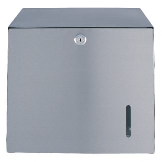 Handtuchspender CNS für 500 Falthandtücher 275x130x332mm