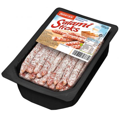 Marten Salami Sticks 300g Packung egalisiert