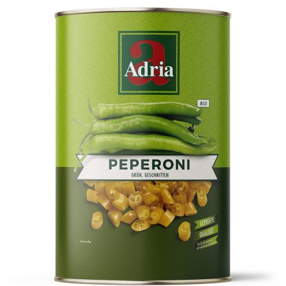 Adria Peperoncini mild geschnitten  4250 ml je Dose