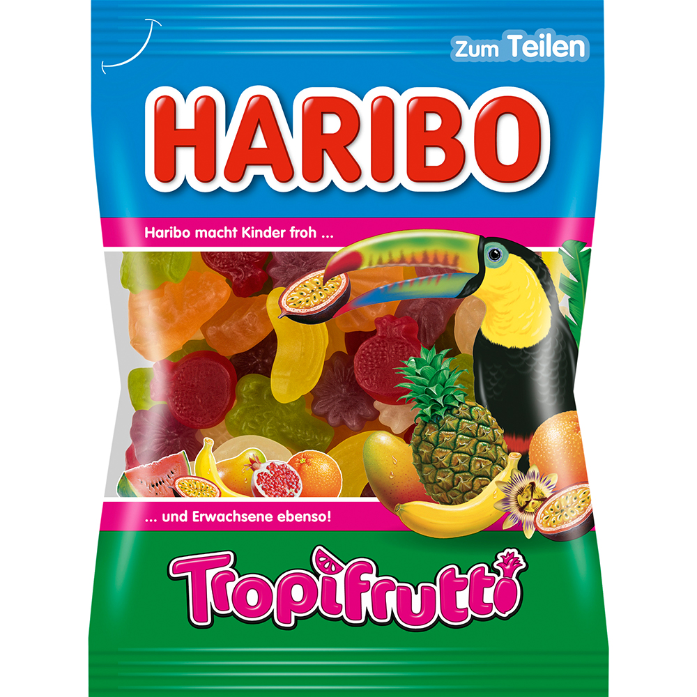 Haribo Tropi Frutti 175g 18 Beutel/Karton