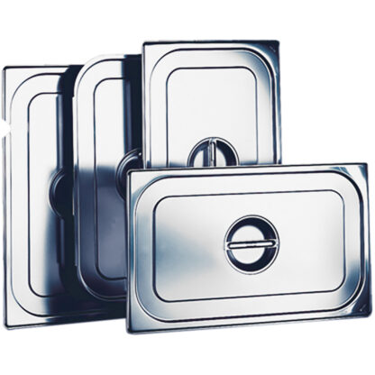 GN Deckel GD 1/2 Edelstahl Blanco