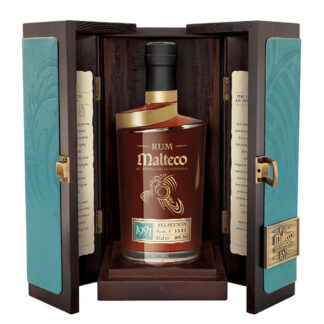 Malteco Seleccion 1991 0,7 Ltr. Flasche 40% Vol. in Holzkiste