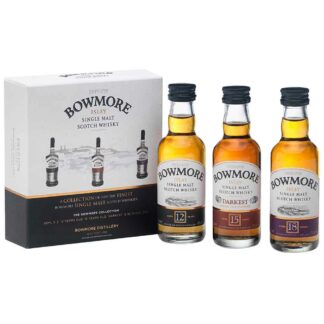 Bowmore mini Collection  3 Flaschen im KT, 0,05Ltr. 42% Vol.
