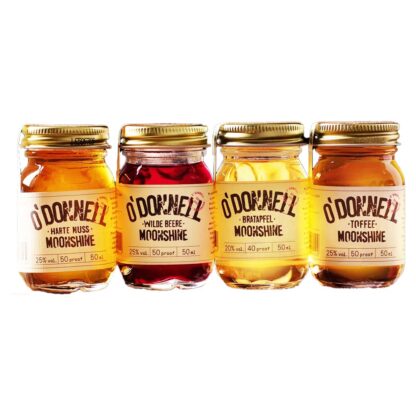 O'Donnell Moonshine Classic Mini Set 25% Vol. 4 x 0,05 Ltr. Flaschen