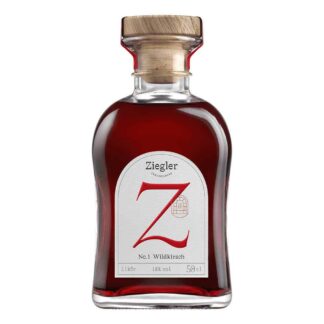 Ziegler No.1 Wildkirschlikör 0,5 Ltr. Flasche 18% Vol.