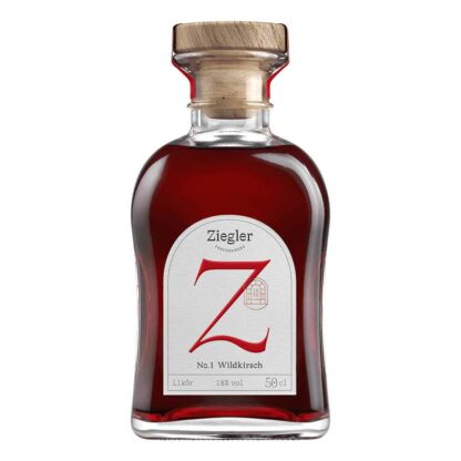 Ziegler No.1 Wildkirschlikör 0,5 Ltr. Flasche 18% Vol.