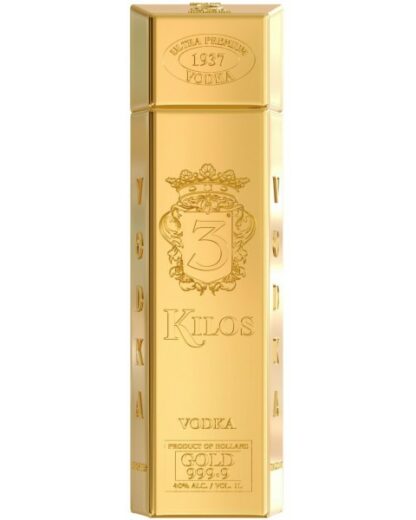 3 Kilos Gold 1 Ltr. Flasche, 40,0% Vol.