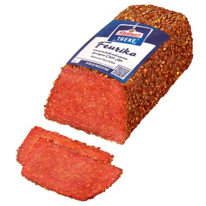 Reinert Trapezsalami Feurika mit Chilimantel ca. 1,25kg, Premium, mit Buchenholz geräuchert