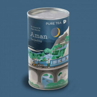 PURE TEA "Aman Darjeeling" Bio Schwarzer Tee 120g in der Teedose - Loser Tee