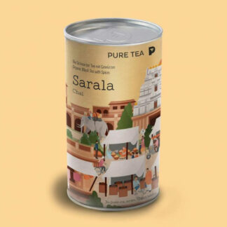 PURE TEA "Sarala Chai" Bio Schwarzer Tee 160g in der Teedose - Loser Tee