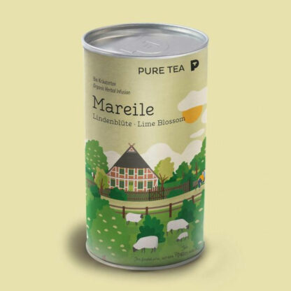 PURE TEA "Mareile Lindenblüte" Bio Kräutertee 80g in der Teedose - Loser Tee