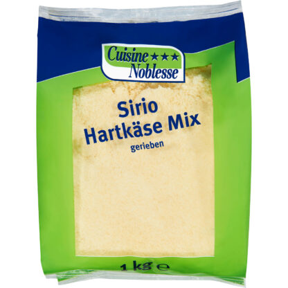 Cuisine Noblesse Hartkäse Mix Sirio gerieben  1000g Pack, 45% Fett i. Tr.