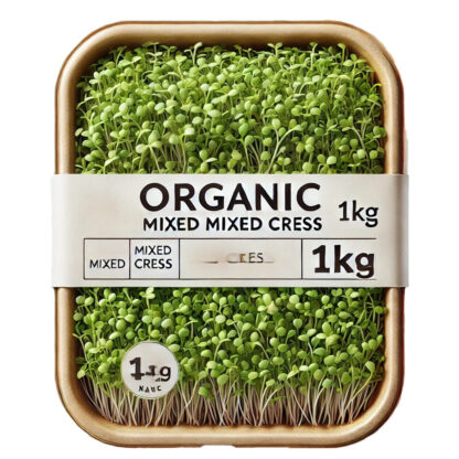 Bio Mix Kresse 1kg in der Schale