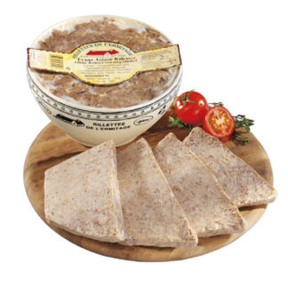 Franz. Gänse-Rillettes 80% im Topf, 1kg #4683