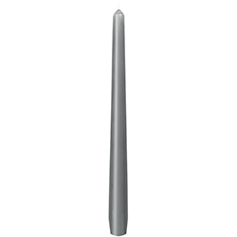 DUNI-Leuchterkerzen 250x22mm granite grey, 50St/Pac