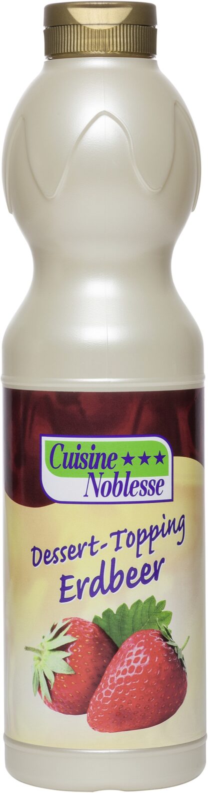 Cuisine Noblesse Dessert Topping Erdbeer 1kg Flasche