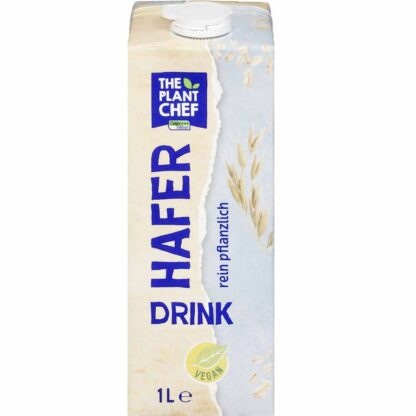 The Plant Chef Haferdrink vegan  1000g pro Pack Cuisine Noblesse