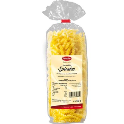 Fleischer Spiralennudeln 250g Beutel