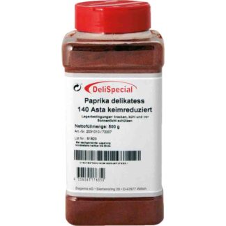 Paprika Delikatess 500g/140 Asta 1000ml Gewürzstreuer, intensiv rot
