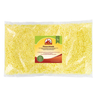 Pizzaschmelz gerieben, vegan 1kg pro Beutel