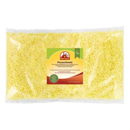 Pizzaschmelz gerieben, vegan 1kg pro Beutel