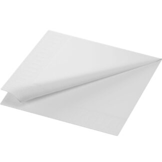 Servietten Zelltuch 40x40cm 1/4Falz WEIß,3lag 250St/Pac # 213011