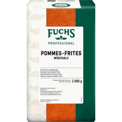 Fuchs Pommes-Frites Würzsalz rot 2kg Beutel