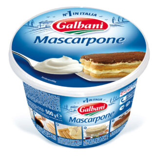 Galbani Mascarpone o. Gentechnik 500g Becher 80% Fett i .Tr.
