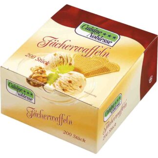 Cuisine Noblesse Herzfächerwaffeln 200 Stück je Pack