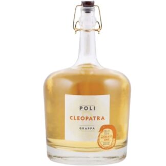 Poli Cleopatra Moscato Oro Grappa 0,70 Ltr. Flasche, 40% vol. in Geschenktube