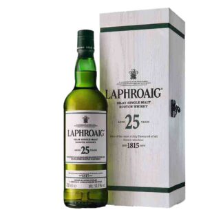 Laphroaig 25 Jahre Cask Strength 2022 Wooden 53,40 % Vol. 0,7 Ltr. Flasche