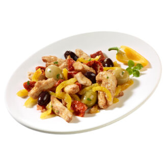 Hähnchenbrust-Salat "Toscana" 1kg Schale #14126 Dahlhoff