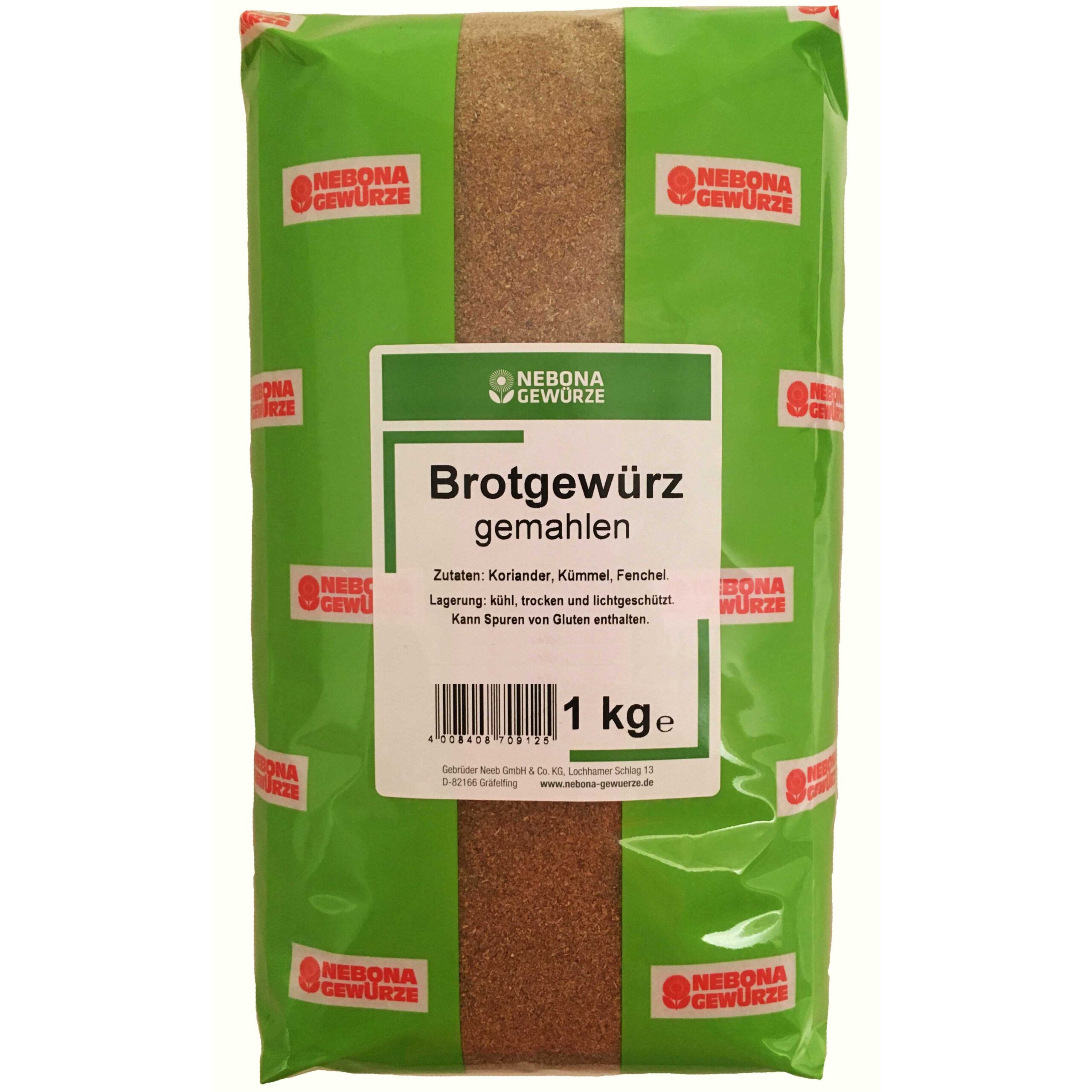 Nebona Brotgewürz gemahlen 1kg Beutel