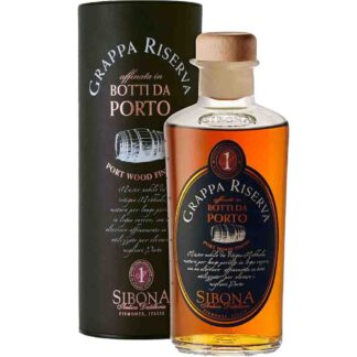 Grappa Sibona Aged in Port Wood 40 % 0,5L tr. Flasche