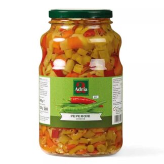 Adria Peperoncini mild geschnitten  2650 ml je Glas