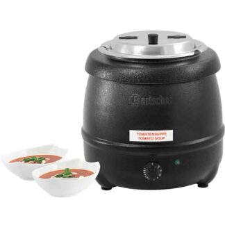 Suppentopf Economic 9 Ltr. schwarz, m.CNS-Einsatztopf 100061