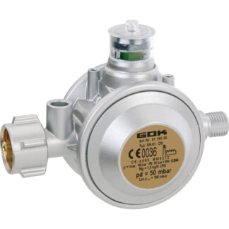 Gewerbe Druckregler für Bräter 1,5 kg/H, Außenbereich, m. Überdrucksicherung